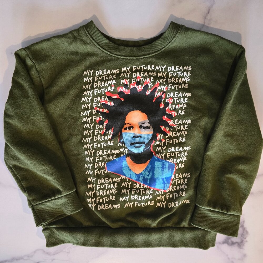 Girls 5T My Dreams. My Future. Sweater